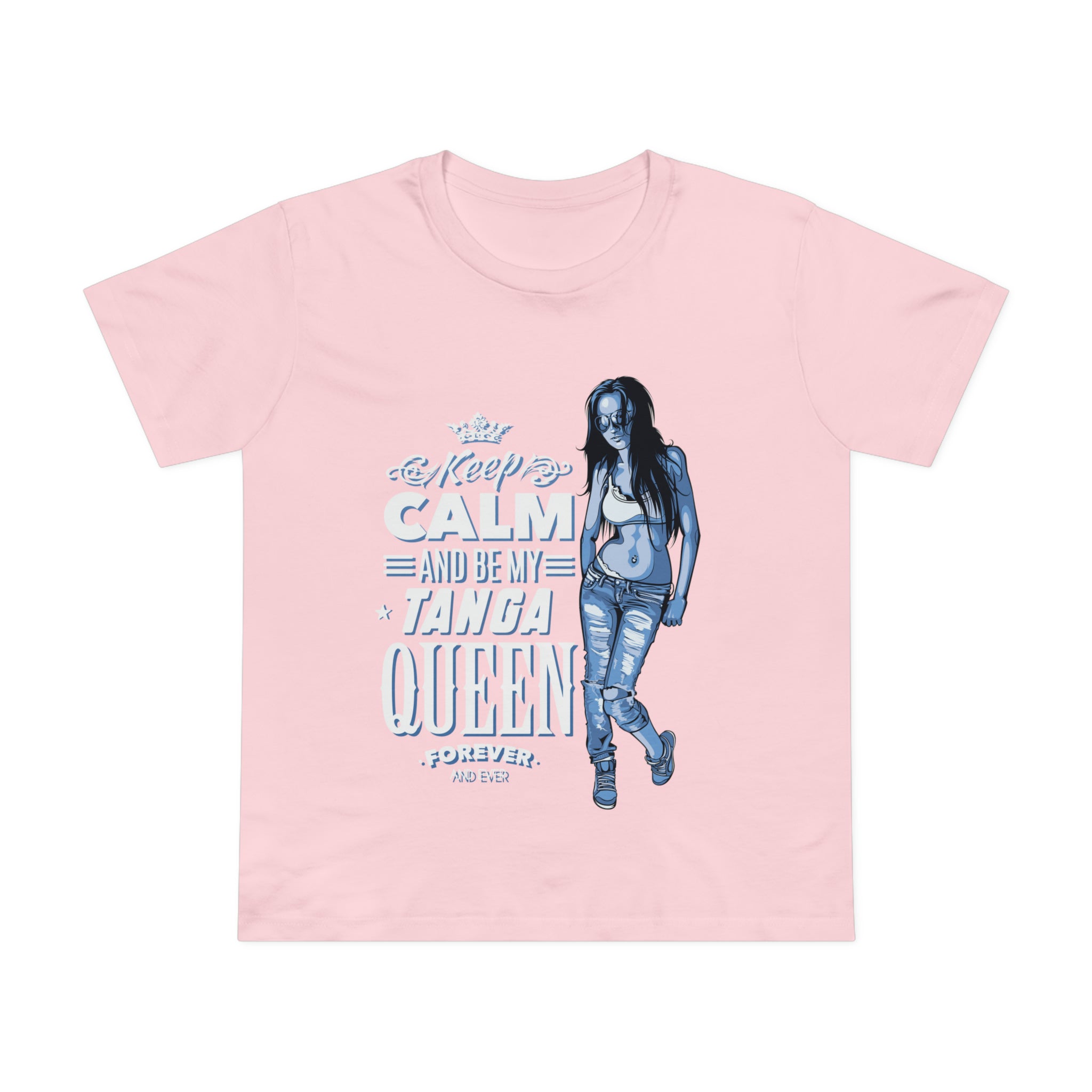 Keep Calm and be my tanga Queen - Women’s Maple Tee (DTF)