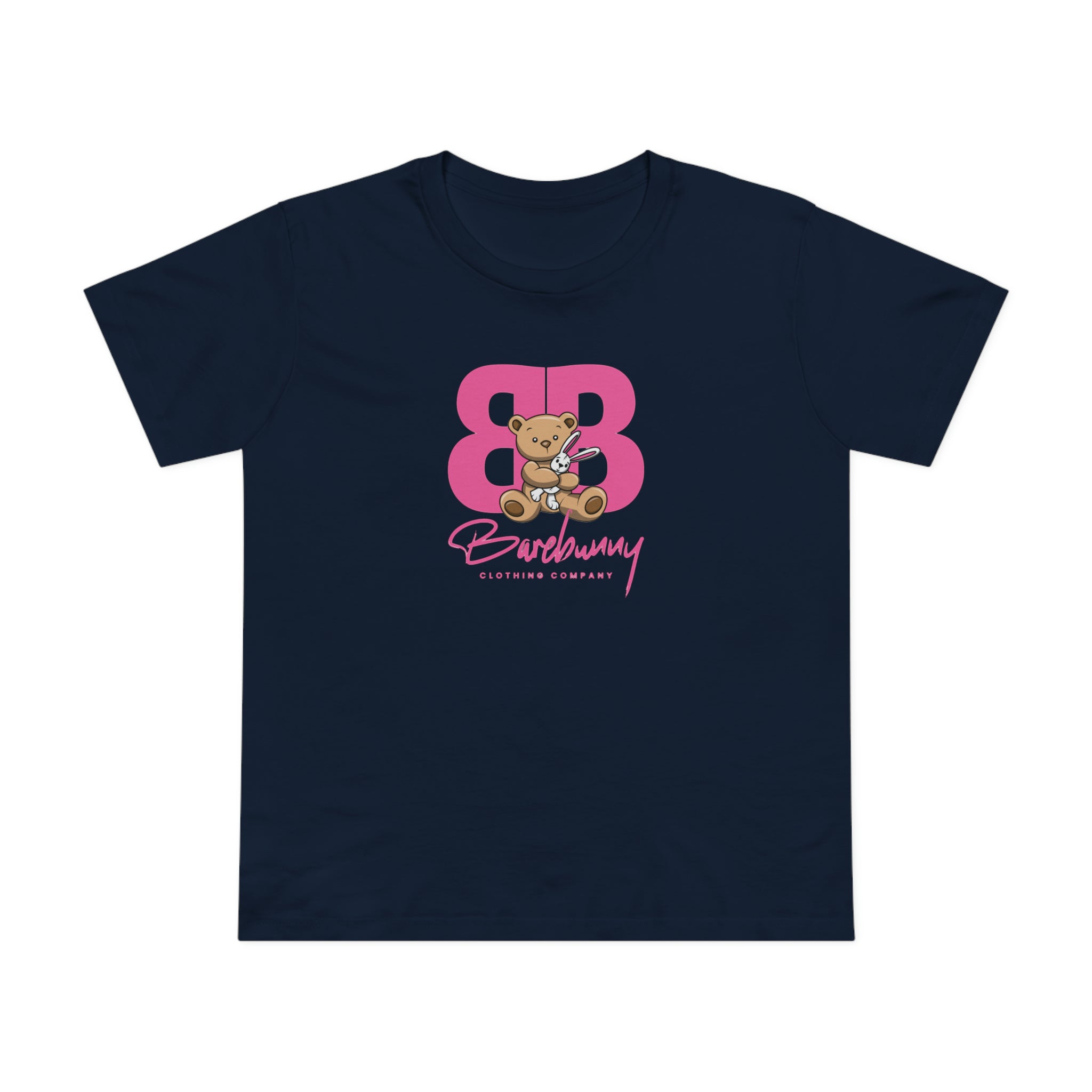 Barebunny (Logo & Bear) - Women’s Maple Tee (DTF)