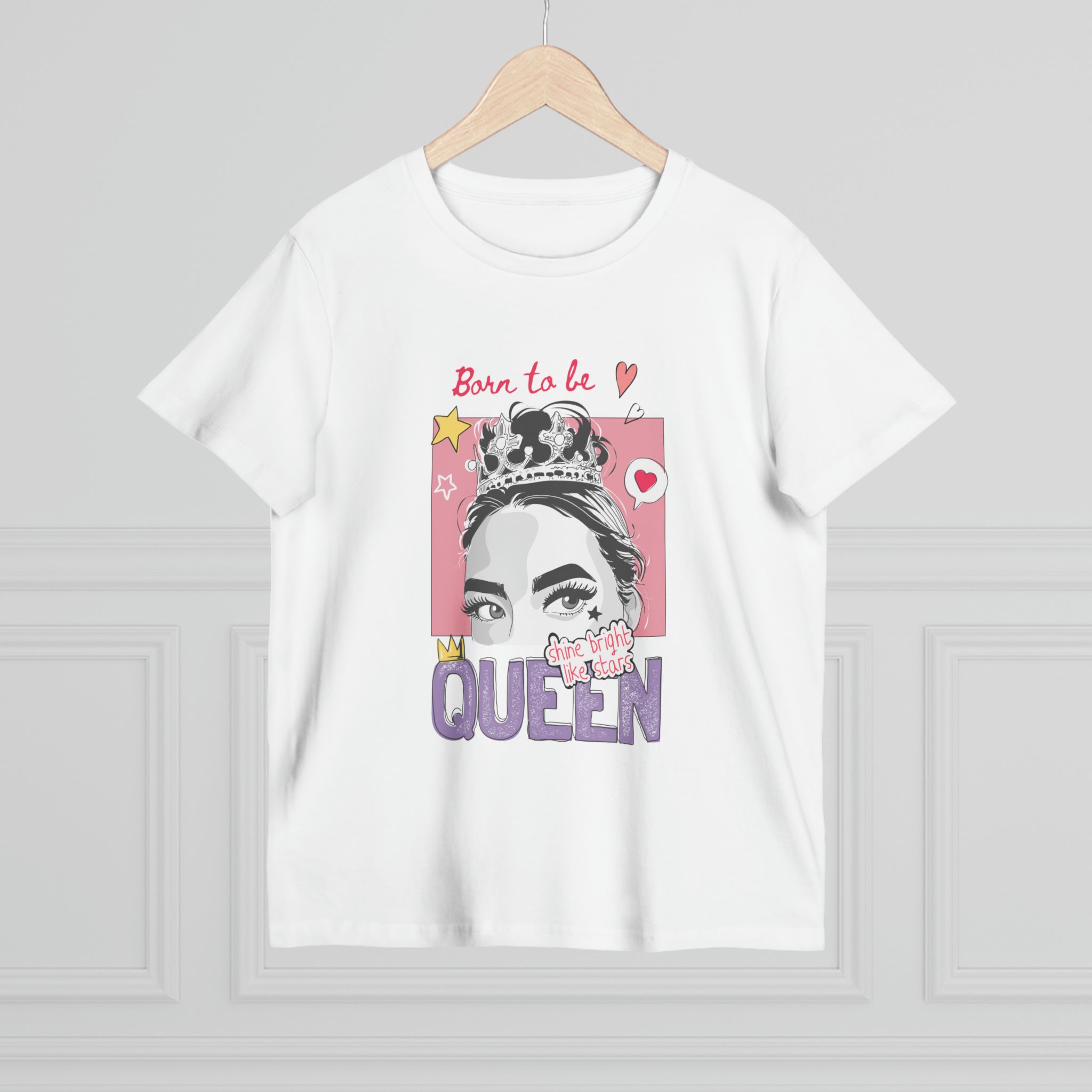 Born to be a queen - Women’s Maple Tee (DTF)