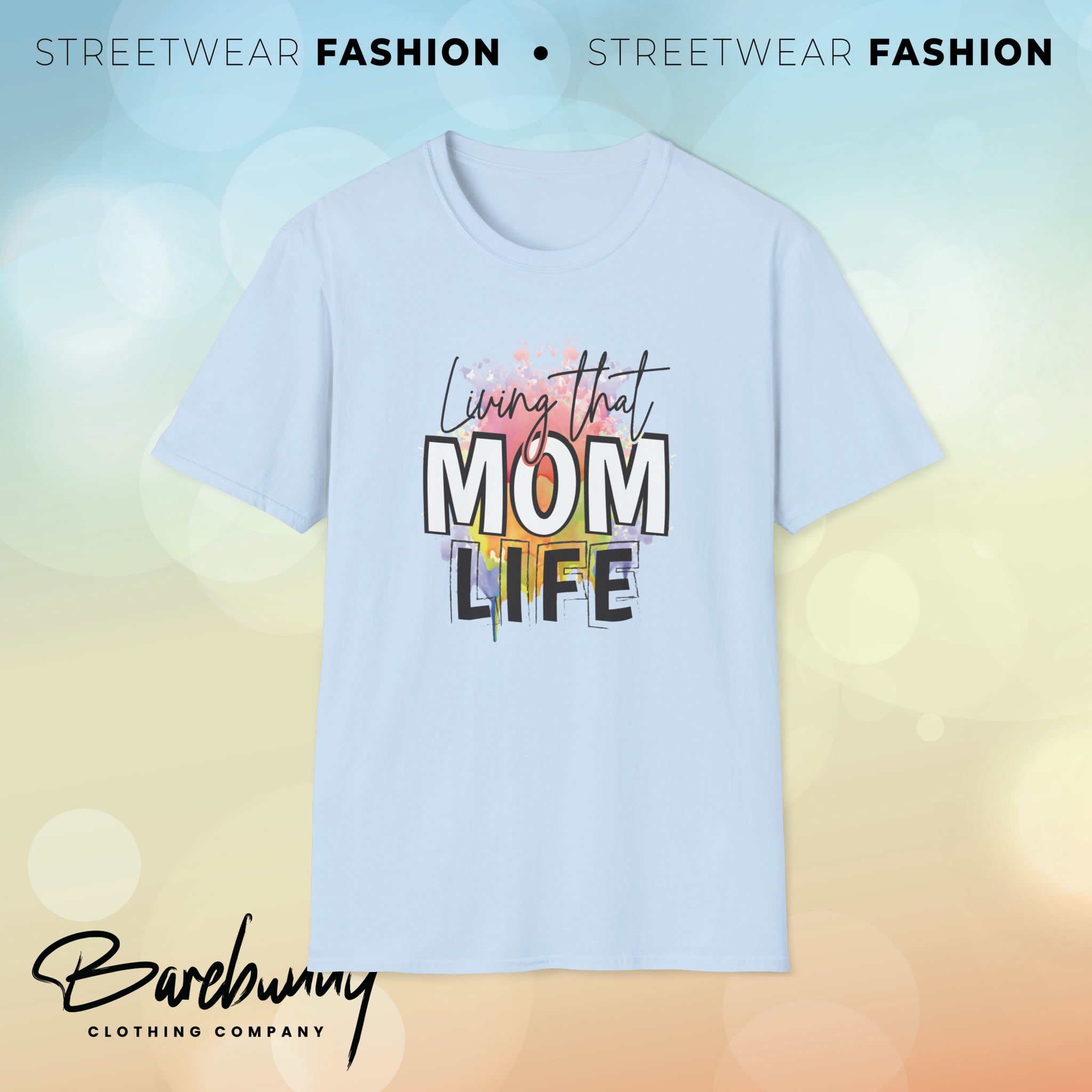 Living that mom life - Unisex Softstyle T-Shirt (DTF)
