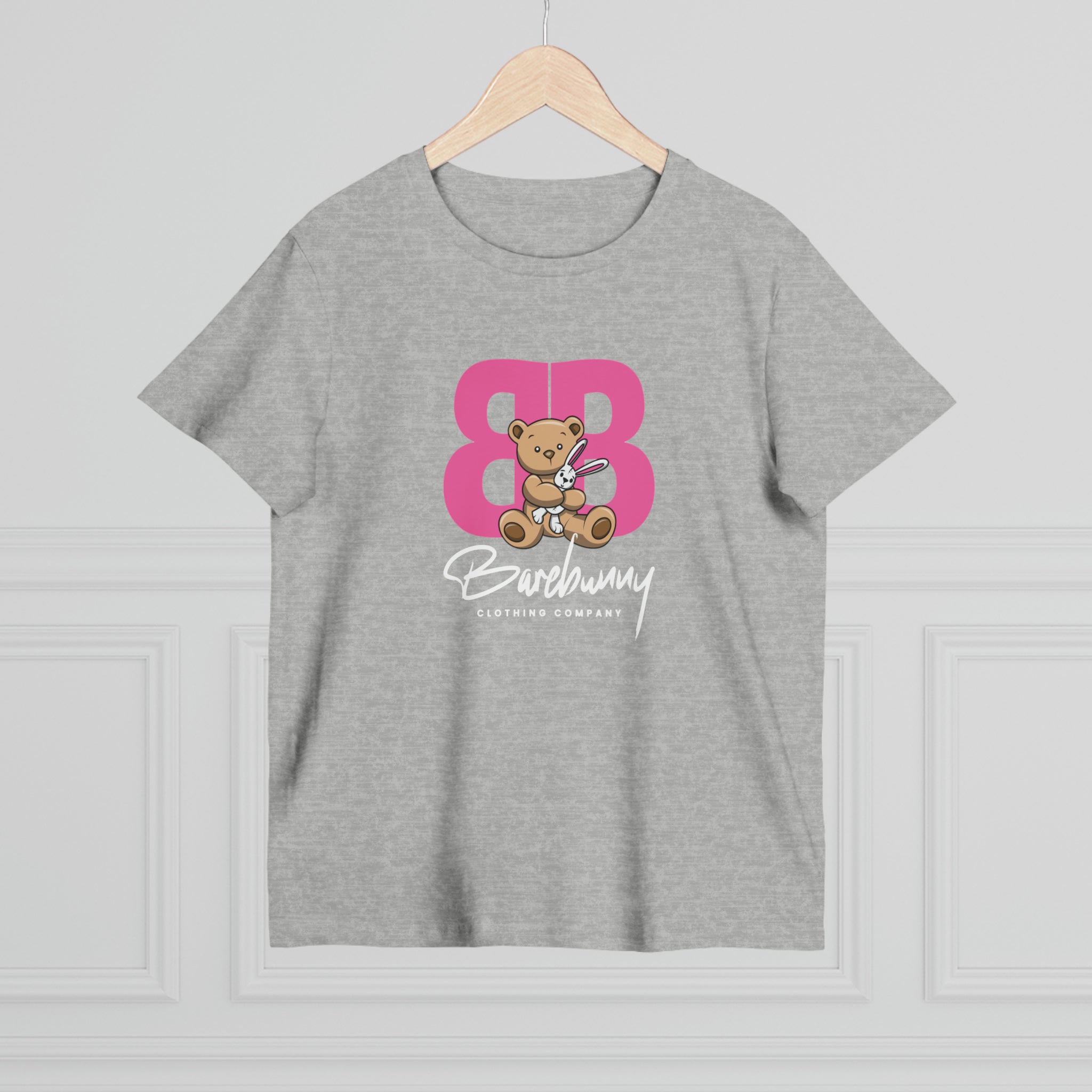 Barebunny (Logo & Bear) - Women’s Maple Tee (DTF)