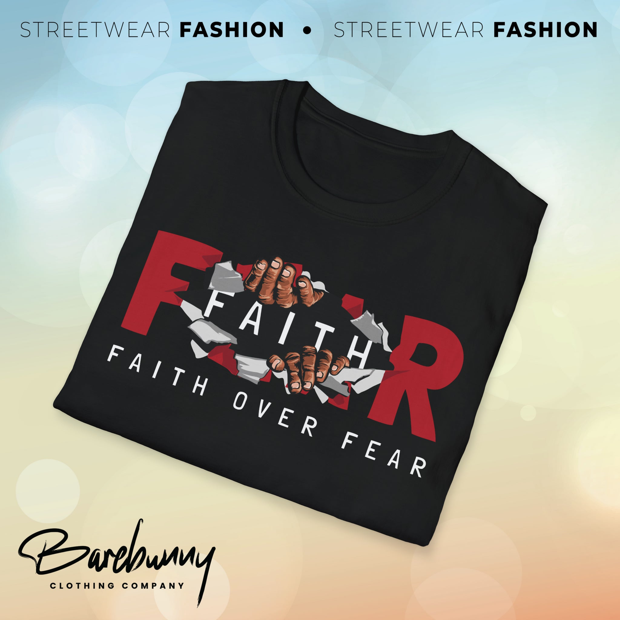 Faith over Fear - Unisex Softstyle T-Shirt (DTF)