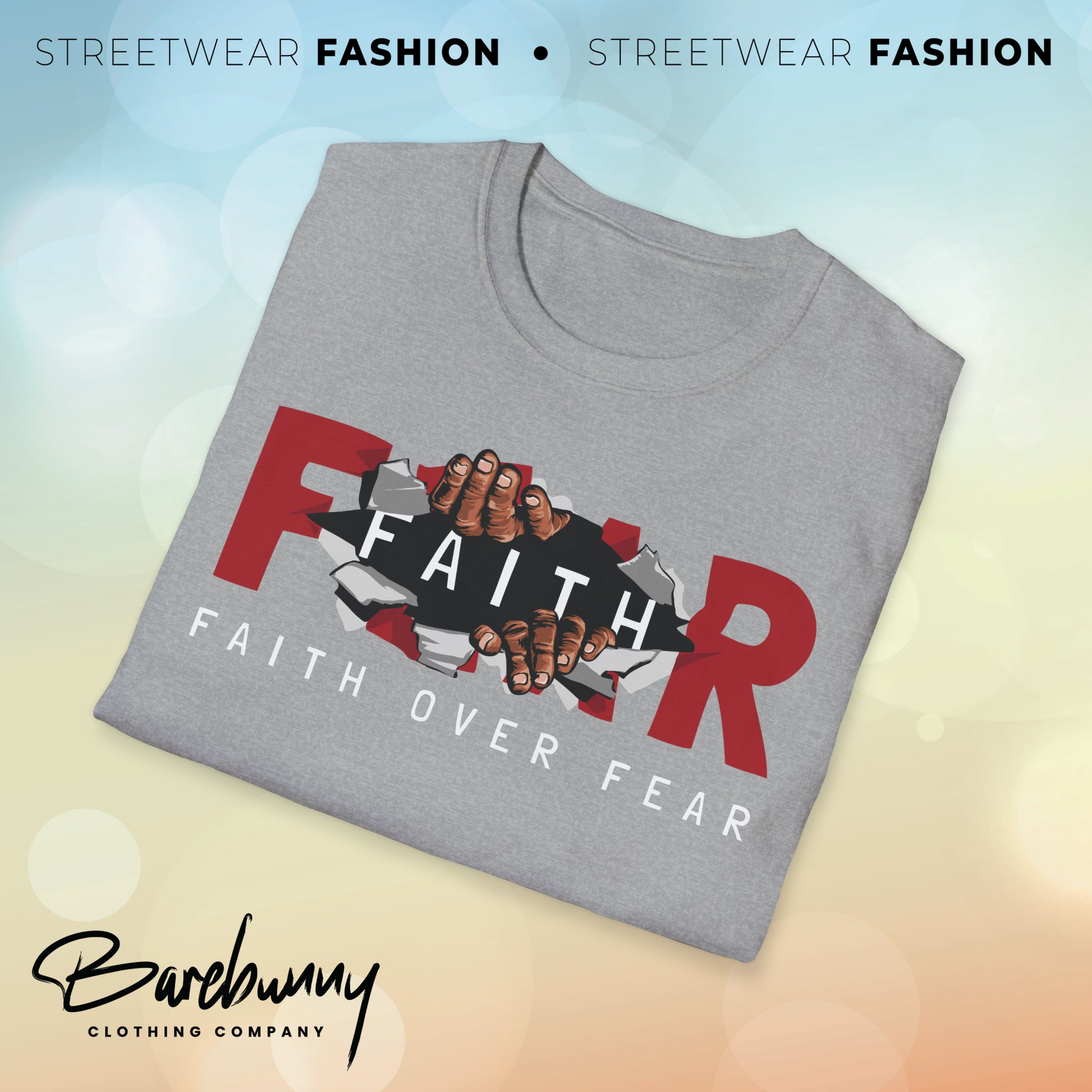 Faith over Fear - Unisex Softstyle T-Shirt (DTF)